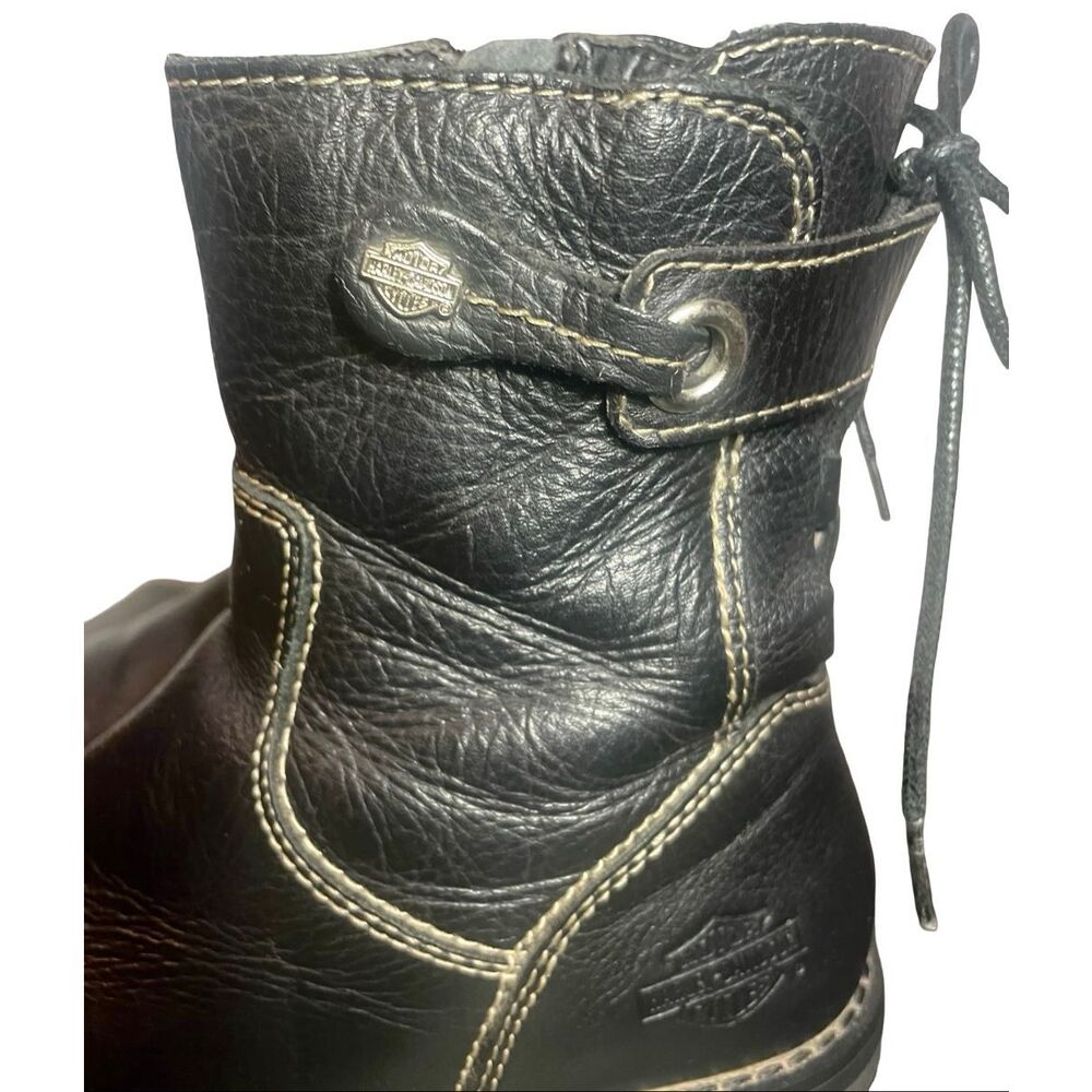 Harley-Davidson Leather Riding Boots - Picture 6 of 9